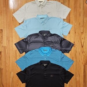 (5) Men's Polo Shirt Collection - Assorted Colors NWOT